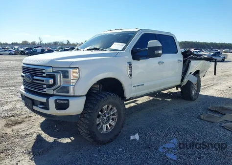 2021 Ford F-250 Limited из США, поврежденный, VIN 1FT7W2BTXMED34836
